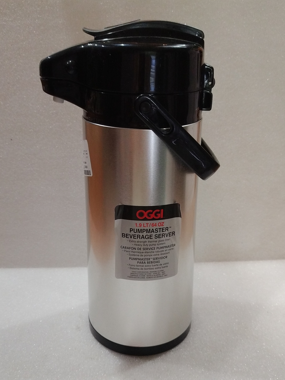 Oggi 64 oz Pumpmaster Beverage Server